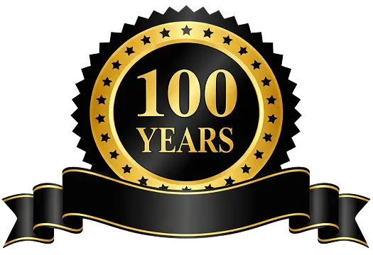 100 years in business badge - Casper Sippel Electric