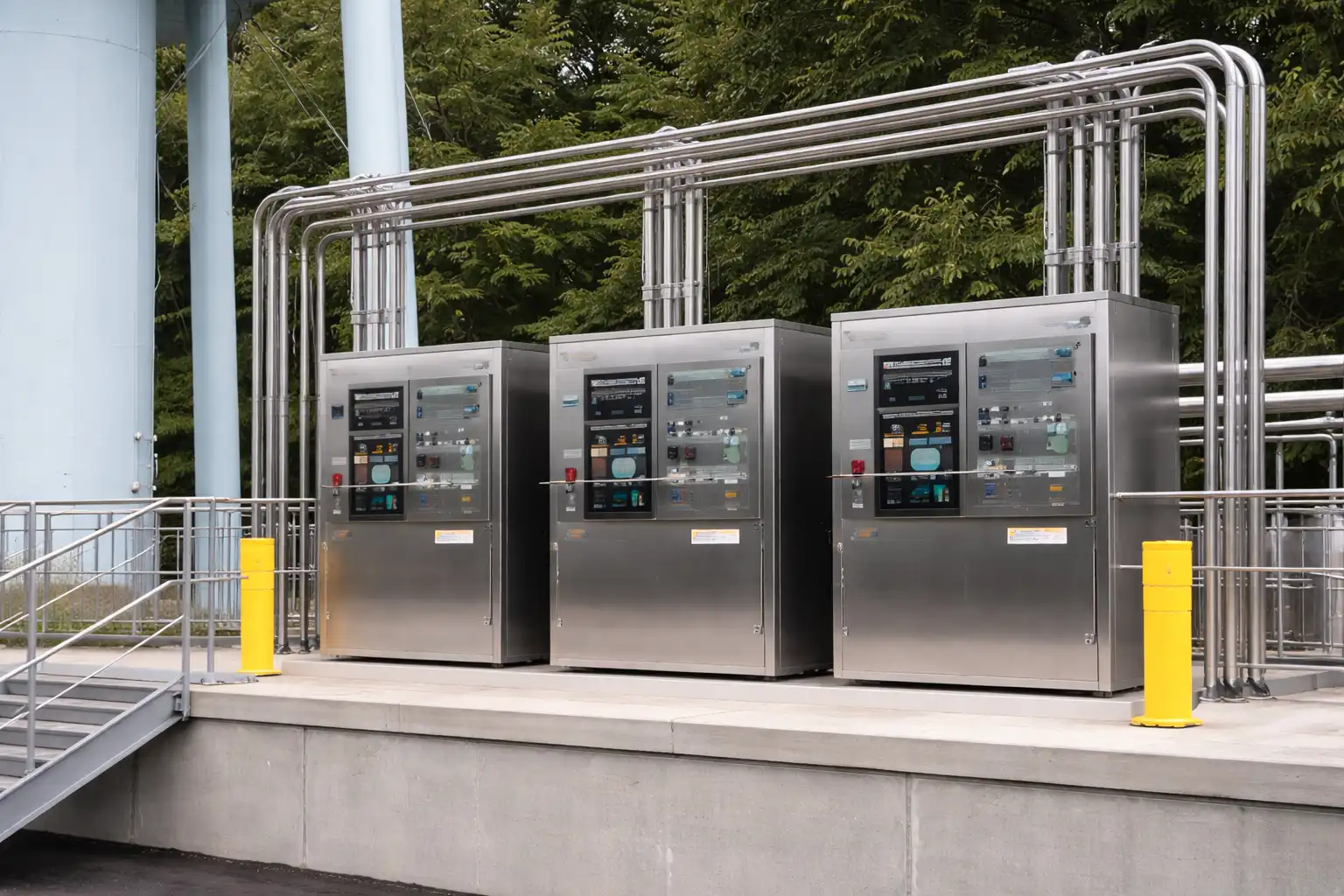 Water tower electrical automation panels with conduit routing and monitoring systems in Baltimore, MD